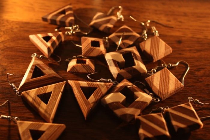 handmade wooden jewelry